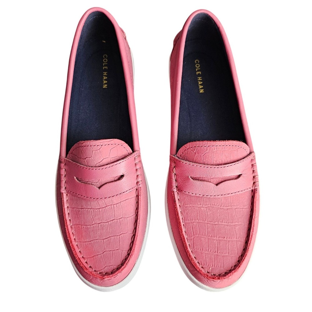 Cole Haan Women's Nantucket Loafers Size 8.5B Pink White - Picture 2 of 8